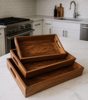 Wooden Serving Tray 002