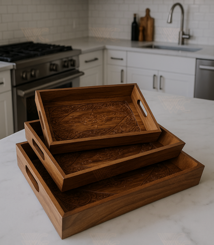Wooden Serving Tray 002