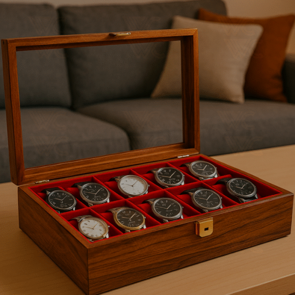 wood watch box for men
