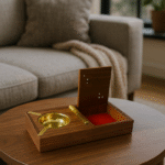 Artisan Wooden Ashtray – 001