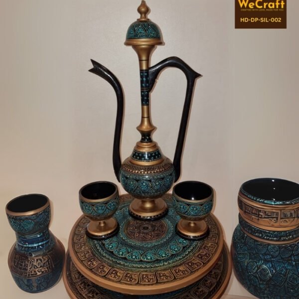 Wooden Art Surahi Set 002
