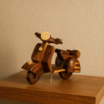 Wooden Vespa Motorcycle Toy 002
