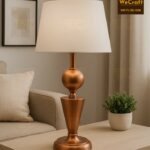 Cone Golden Wooden Lamp 008