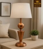 Cone Golden Wooden Lamp 008