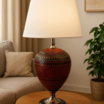 Wooden Calligraphy Lamp 013