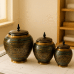 Wooden Art Candy Jar Set 007